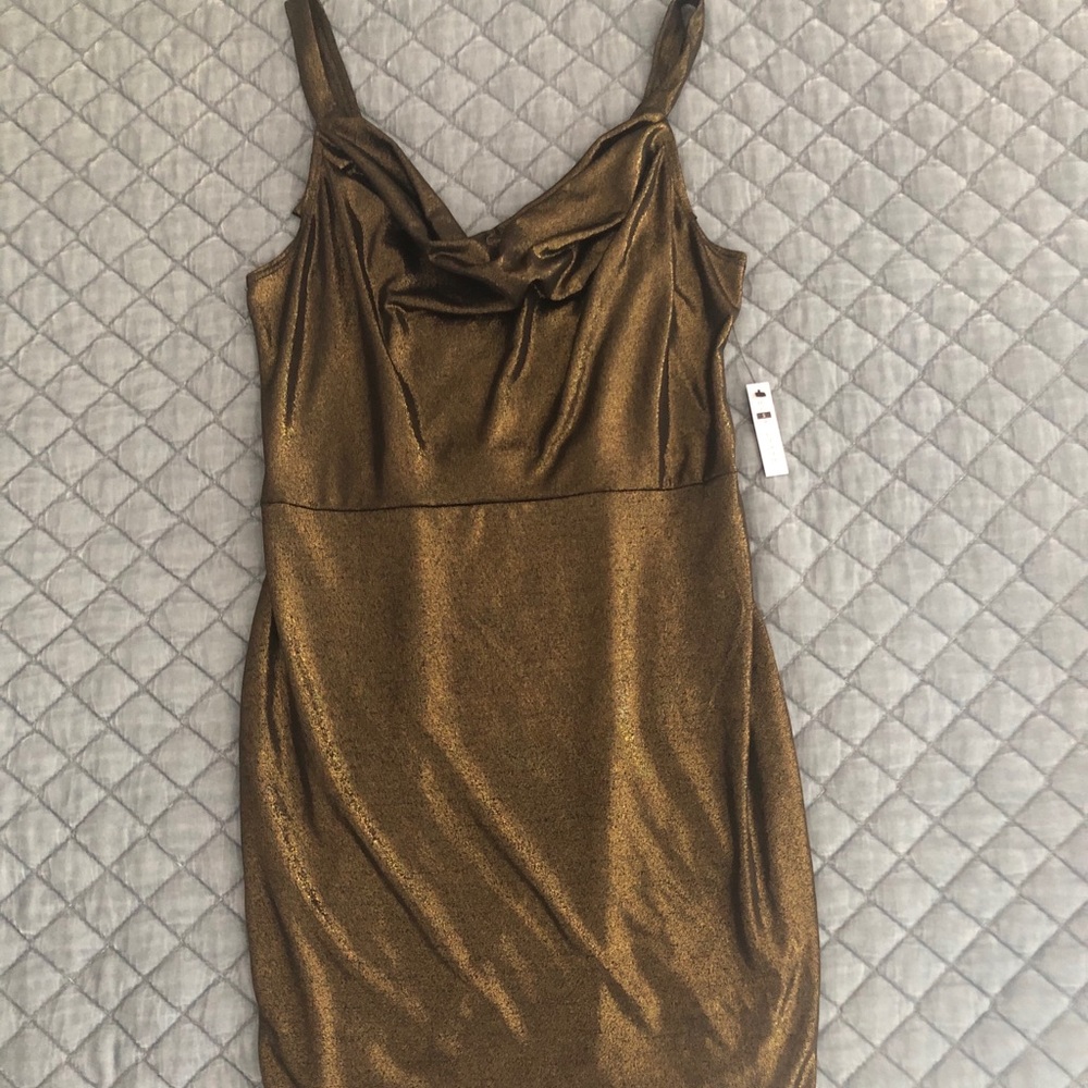 Lieth Gold Dress